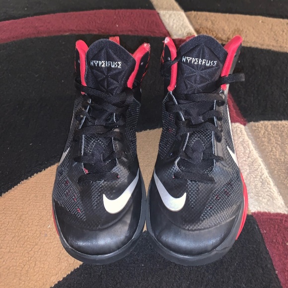Red & Black Nike Hypefuse Sneakers - Picture 5 of 5